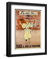 Advertising Poster for Lu-Mi-Num Bicycles-Ch. Tichon-Framed Giclee Print