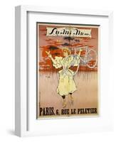 Advertising Poster for Lu-Mi-Num Bicycles-Ch. Tichon-Framed Giclee Print