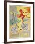 Advertising Poster for Lucifer Bicycles-null-Framed Giclee Print