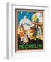 Advertising Poster for Michelin, C. 1925-Rene Vincent-Framed Giclee Print