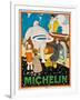 Advertising Poster for Michelin, C. 1925-Rene Vincent-Framed Giclee Print