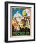 Advertising Poster for Michelin, C. 1925-Rene Vincent-Framed Premium Giclee Print