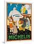 Advertising Poster for Michelin, C. 1925-Rene Vincent-Framed Giclee Print