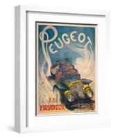 Advertising Poster for Peugeot, 1904-G. De Burggrill-Framed Giclee Print