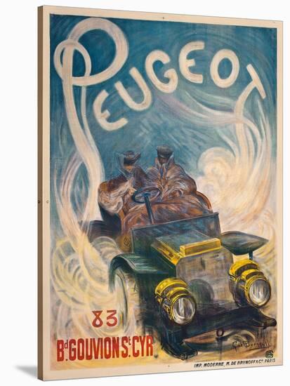 Advertising Poster for Peugeot, 1904-G. De Burggrill-Stretched Canvas