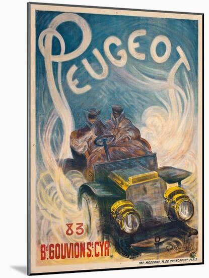 Advertising Poster for Peugeot, 1904-G. De Burggrill-Mounted Giclee Print