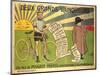 Advertising Poster for Peugeot Freres Bicycles-Mich-Mounted Giclee Print