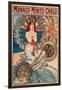 Advertising Poster for Railway Lines Monaco-Monte Carlo, 1897-Alphonse Marie Mucha-Framed Giclee Print