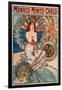 Advertising Poster for Railway Lines Monaco-Monte Carlo, 1897-Alphonse Marie Mucha-Framed Giclee Print