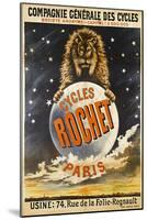 Advertising Poster for Rochet Bicycles-E. Clouet-Mounted Giclee Print
