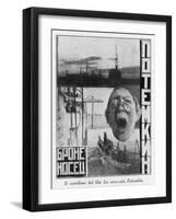 Advertising Poster for Sergei Eisensteins 1925 Film Battleship Potemkin-null-Framed Art Print