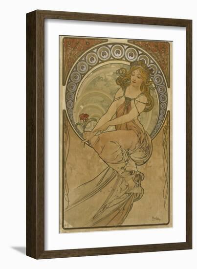 Advertising Poster for the Arts:Painting-Alphonse Mucha-Framed Giclee Print