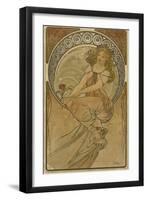 Advertising Poster for the Arts:Painting-Alphonse Mucha-Framed Giclee Print