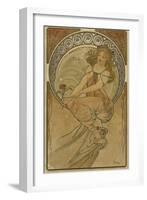 Advertising Poster for the Arts:Painting-Alphonse Mucha-Framed Giclee Print