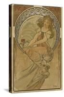 Advertising Poster for the Arts:Painting-Alphonse Mucha-Stretched Canvas