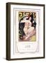 Advertising Poster for the Cigarette Paper Job-Alphonse Mucha-Framed Giclee Print