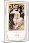 Advertising Poster for the Cigarette Paper Job-Alphonse Mucha-Mounted Giclee Print