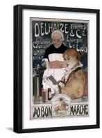 Advertising Poster for the Delhaize Frères and Cie Biscuits, 1900-Herman Richir-Framed Giclee Print