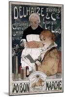 Advertising Poster for the Delhaize Frères and Cie Biscuits, 1900-Herman Richir-Mounted Giclee Print
