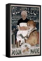 Advertising Poster for the Delhaize Frères and Cie Biscuits, 1900-Herman Richir-Framed Stretched Canvas