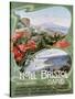 Advertising Poster for the Hotel Bristol Naples-null-Stretched Canvas