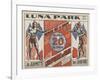 Advertising Poster for the Luna Park-G Delatre-Framed Giclee Print