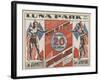 Advertising Poster for the Luna Park-G Delatre-Framed Giclee Print