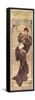 Advertising Poster for the Play"Lorenzaccio", Paris, Theatre De La Renaissance-Alphonse Mucha-Framed Stretched Canvas