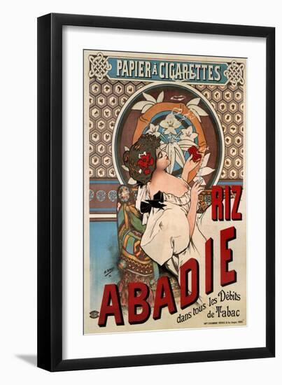 Advertising Poster for the Tissue Paper Abadie, 1898-Henri Gray-Framed Premium Giclee Print