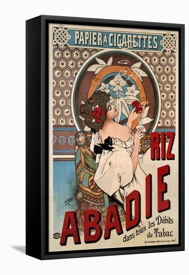 Advertising Poster for the Tissue Paper Abadie, 1898-Henri Gray-Framed Stretched Canvas