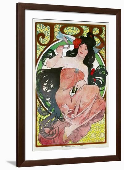 Advertising Poster for the Tissue Paper Job, 1896-Alphonse Mucha-Framed Giclee Print