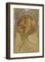 Advertising Poster for Thearts: Poetry-Alphonse Mucha-Framed Giclee Print