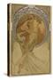 Advertising Poster for Thearts: Poetry-Alphonse Mucha-Stretched Canvas