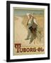 Advertising Poster for Tuborg Beer, 1900-Plakatkunst-Framed Giclee Print