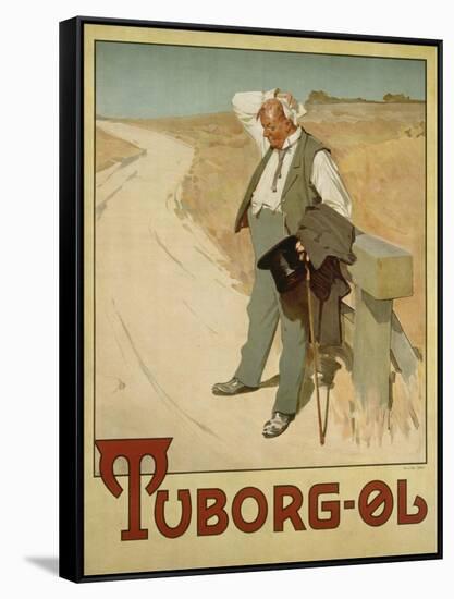 Advertising Poster for Tuborg Beer, 1900-Plakatkunst-Framed Stretched Canvas