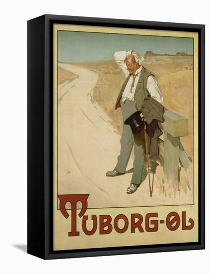 Advertising Poster for Tuborg Beer, 1900-Plakatkunst-Framed Stretched Canvas