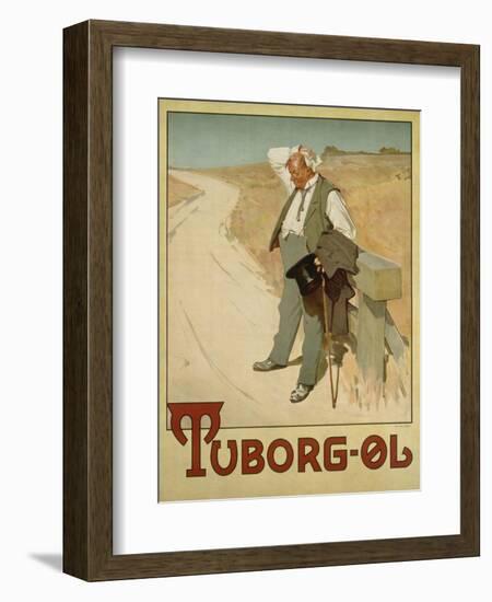 Advertising Poster for Tuborg Beer, 1900-Plakatkunst-Framed Giclee Print