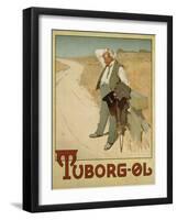 Advertising Poster for Tuborg Beer, 1900-Plakatkunst-Framed Giclee Print