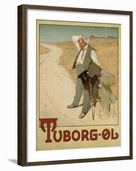 Advertising Poster for Tuborg Beer, 1900-Plakatkunst-Framed Giclee Print