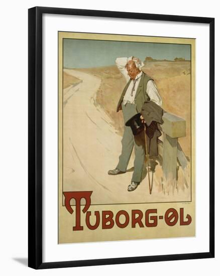 Advertising Poster for Tuborg Beer, 1900-Plakatkunst-Framed Giclee Print