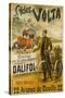 Advertising Poster for Volta Bicycles-E. Clouet-Stretched Canvas