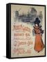 Advertising Poster.Moulin De La Galette-Auguste Roedel-Framed Stretched Canvas