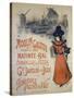 Advertising Poster.Moulin De La Galette-Auguste Roedel-Stretched Canvas