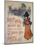 Advertising Poster.Moulin De La Galette-Auguste Roedel-Mounted Giclee Print