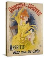 Advertising Poster, Quinquina Dubonnet-Jules Chéret-Stretched Canvas