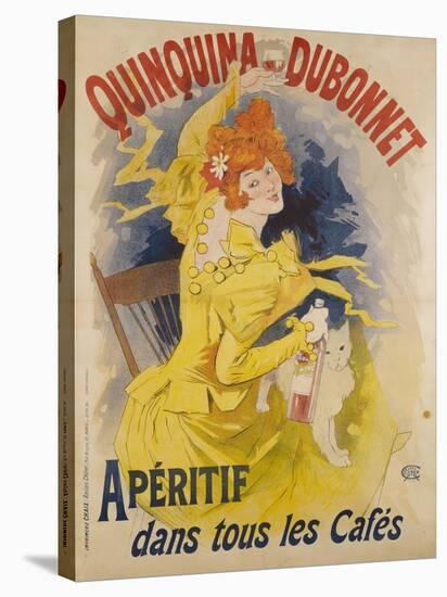 Advertising Poster, Quinquina Dubonnet-Jules Chéret-Stretched Canvas