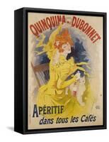 Advertising Poster, Quinquina Dubonnet-Jules Chéret-Framed Stretched Canvas