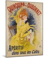 Advertising Poster, Quinquina Dubonnet-Jules Chéret-Mounted Giclee Print