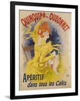 Advertising Poster, Quinquina Dubonnet-Jules Chéret-Framed Giclee Print