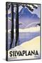 Advertising poster Silvaplana, Switzerland-Johannes Handschin-Stretched Canvas